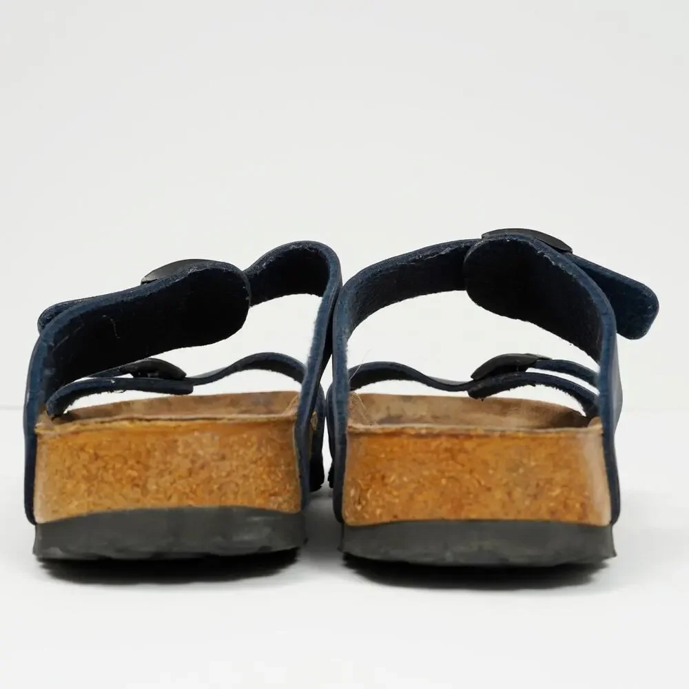 Betula Birkenstock Sandals Grayish-Blue Birko-Flor size W8/M6 Men’s Women’s